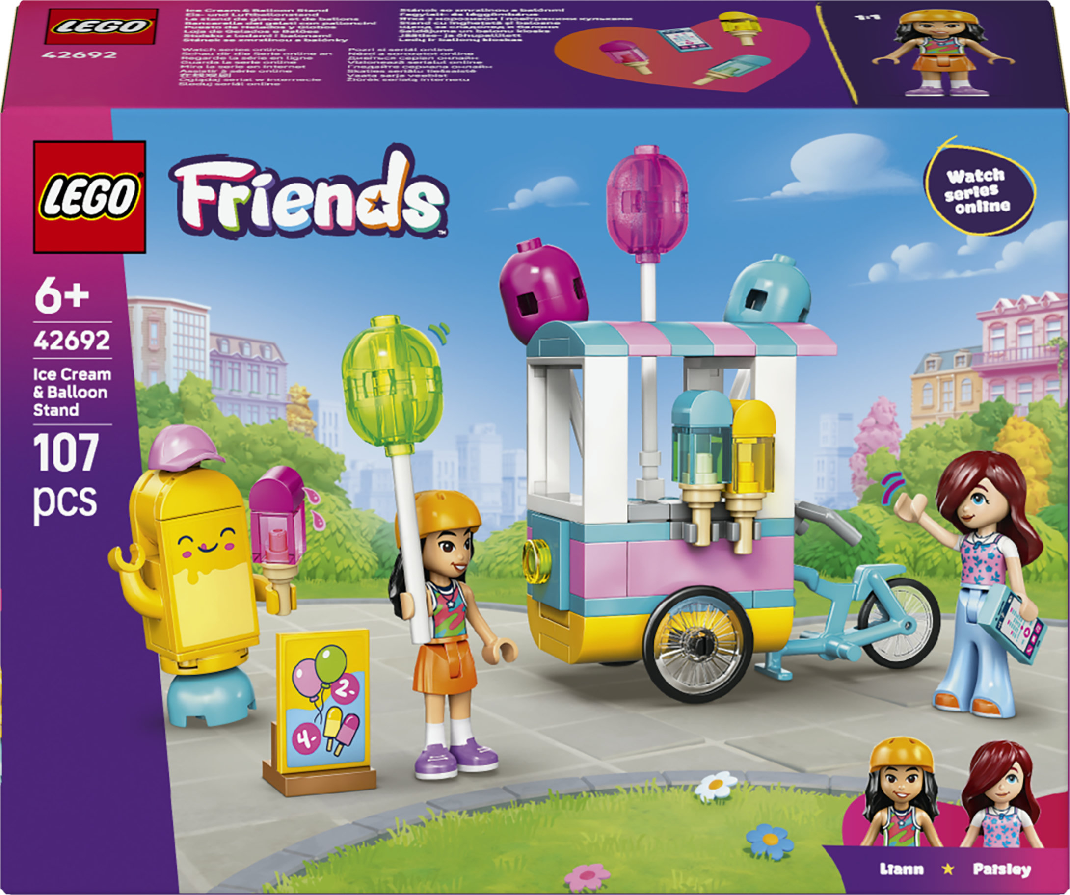 Lego Friends 42692  Ijsjes- en Balonnenkraam