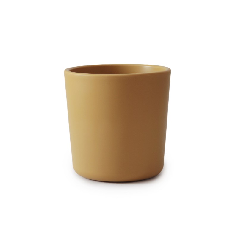 Mushie Beker Mustard 225 ml - 2 stuks