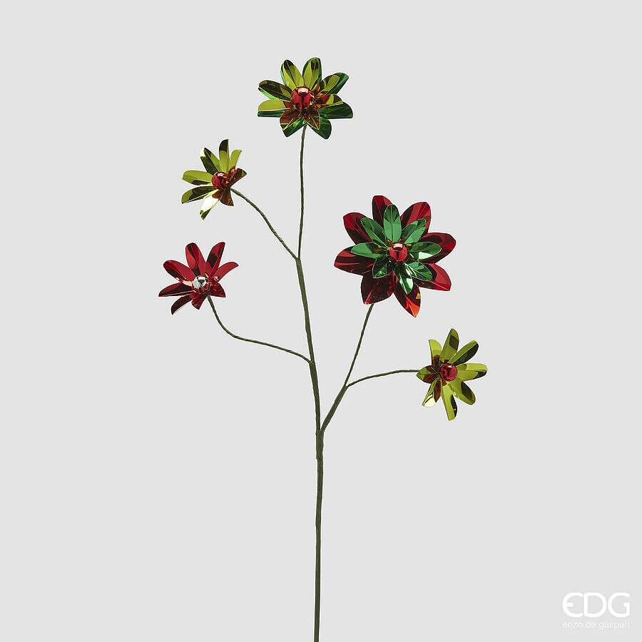 EDG Gerbera Tak Groen/Rood 56cm