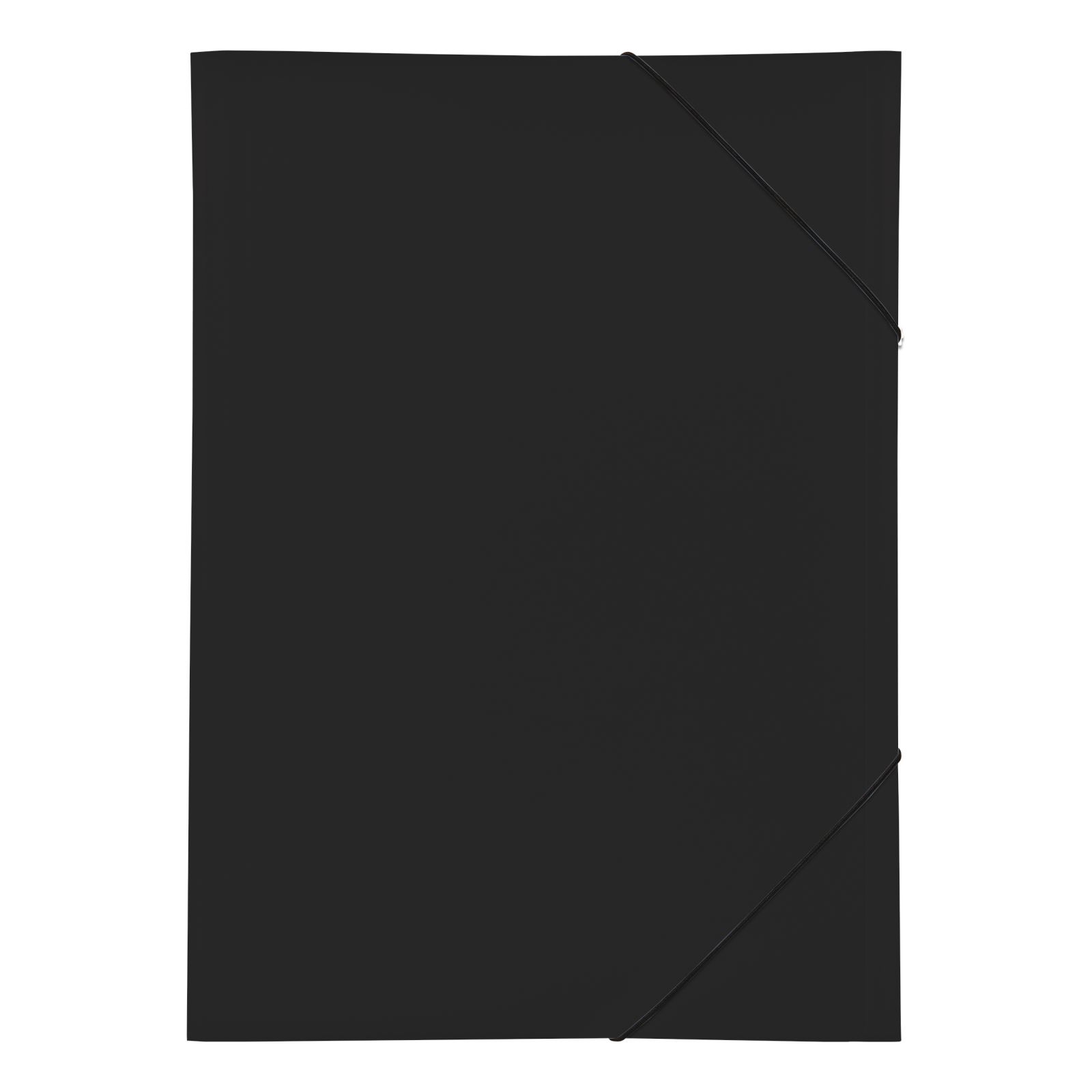 Pagna Elastomap A3 PP Lucy Colours Zwart met 3 Binnenflappen