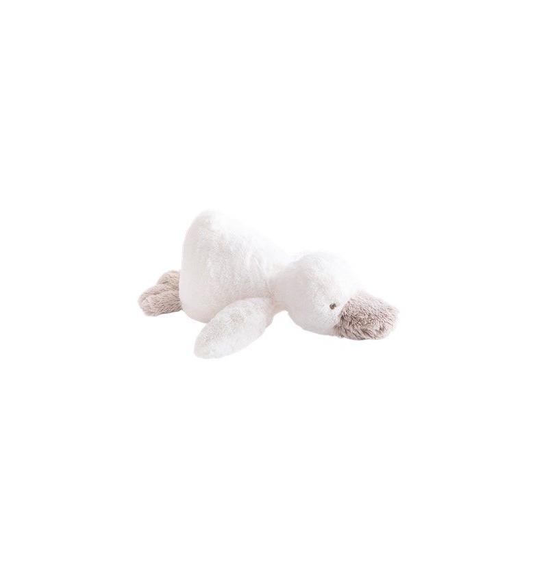 Dimpel Knuffel Celine Eend Cristal White 32 cm