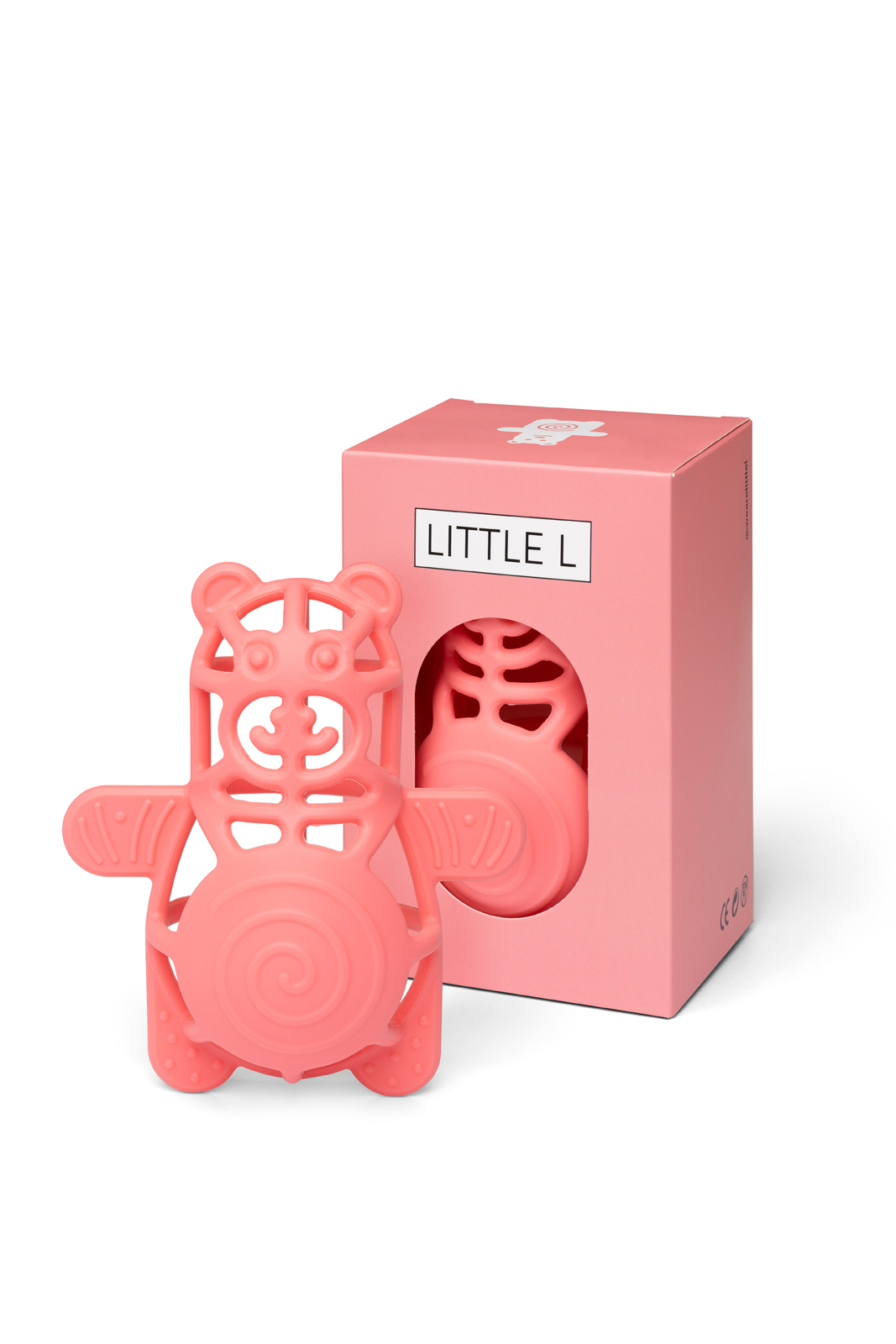 Little L Bijtspeelgoed Beer Roze