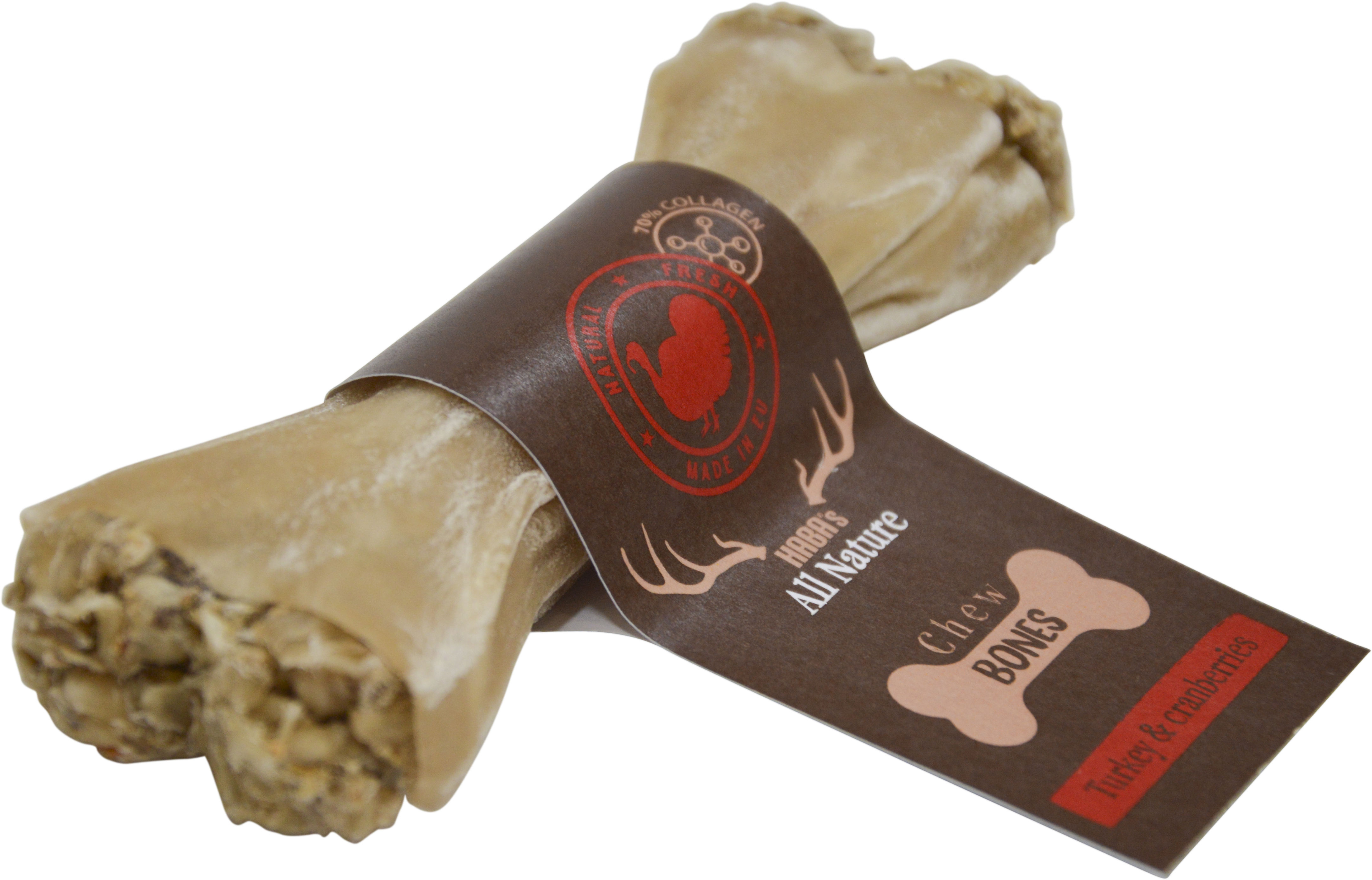 Haba's All Nature Kauwbot Kalkoen met Veenbessen 55 g