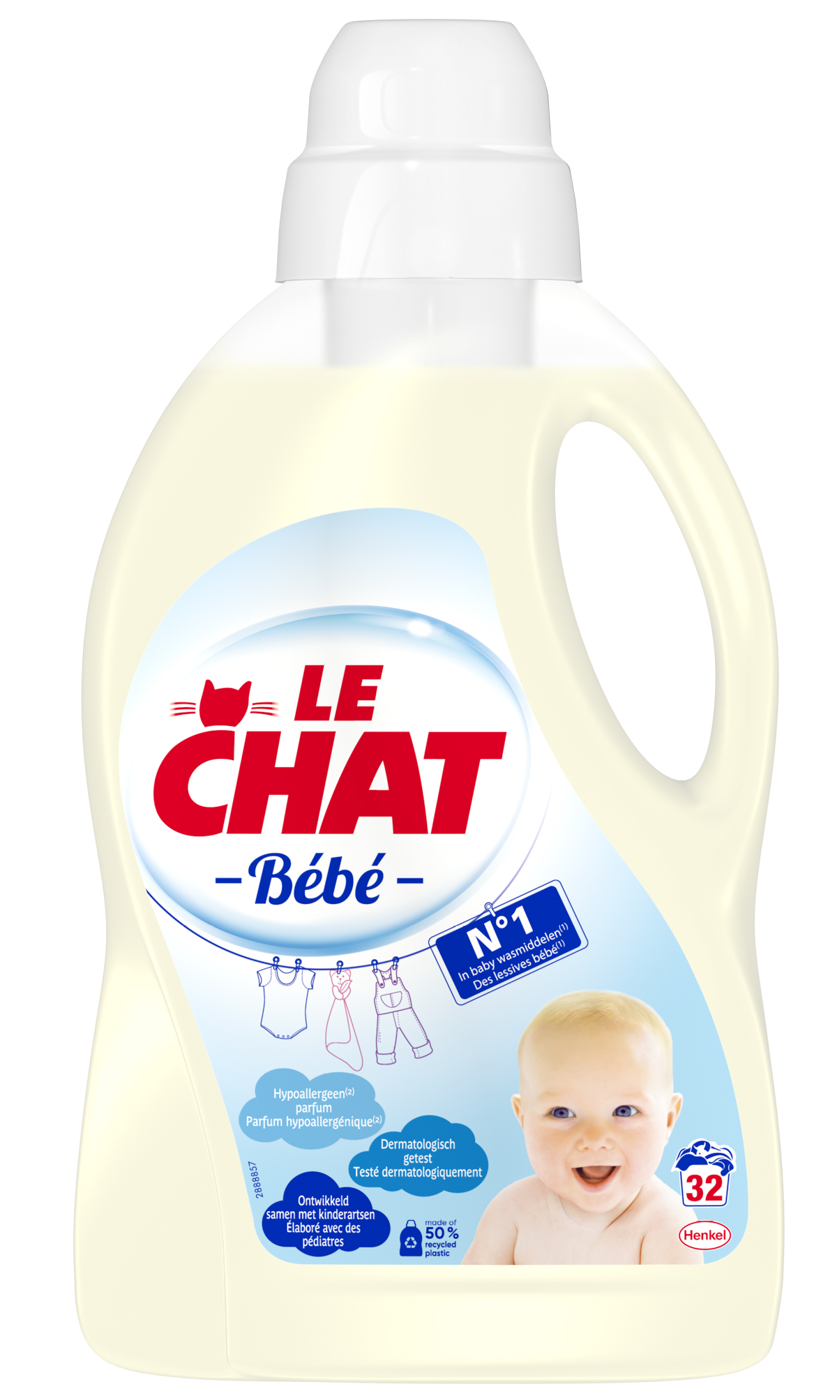 Le Chat Wasmiddel Gel Bebe 1440 ml
