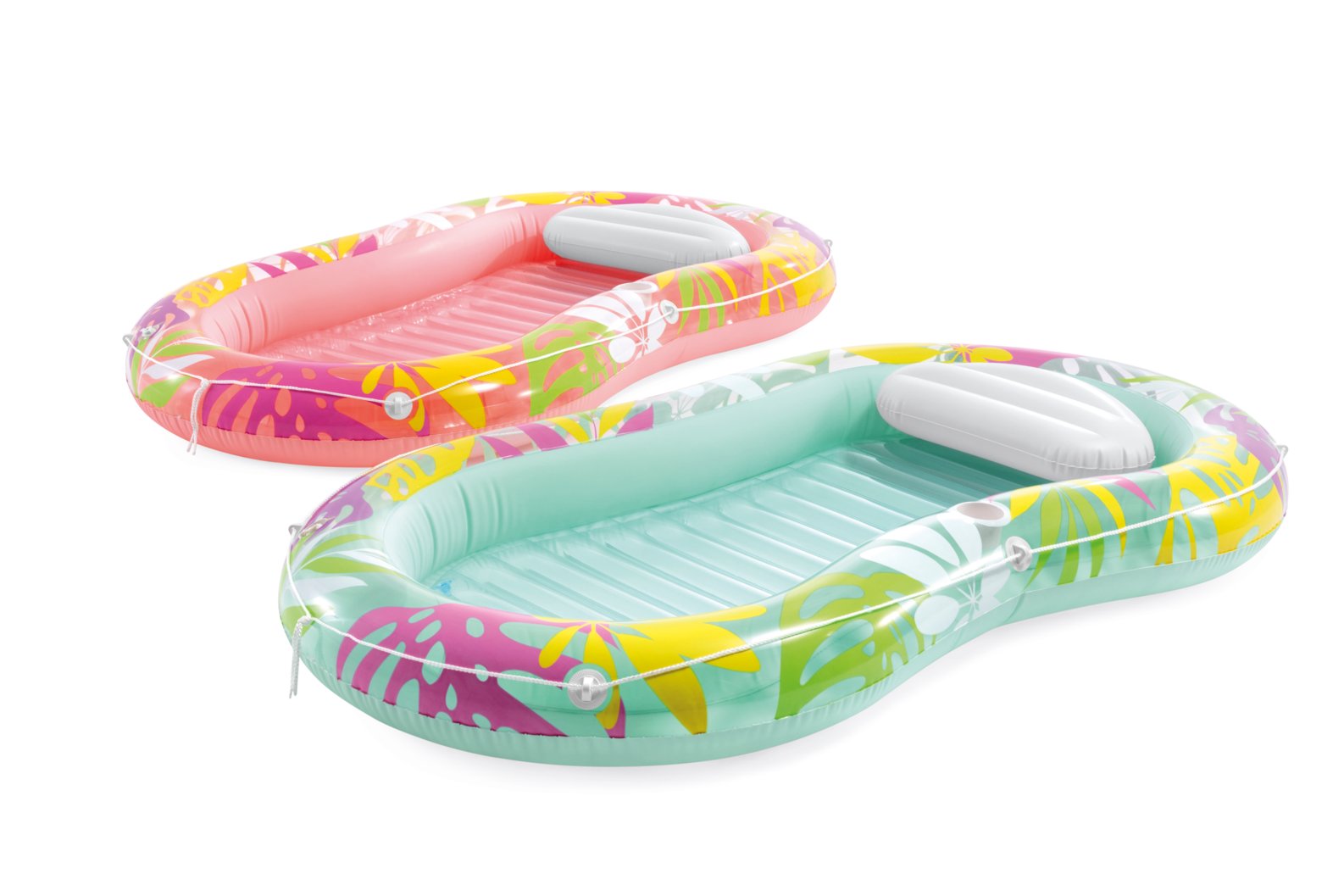 Intex Tropical Oasis Tanning Pool Luchtmatras Zwembad 206 x 122 cm
