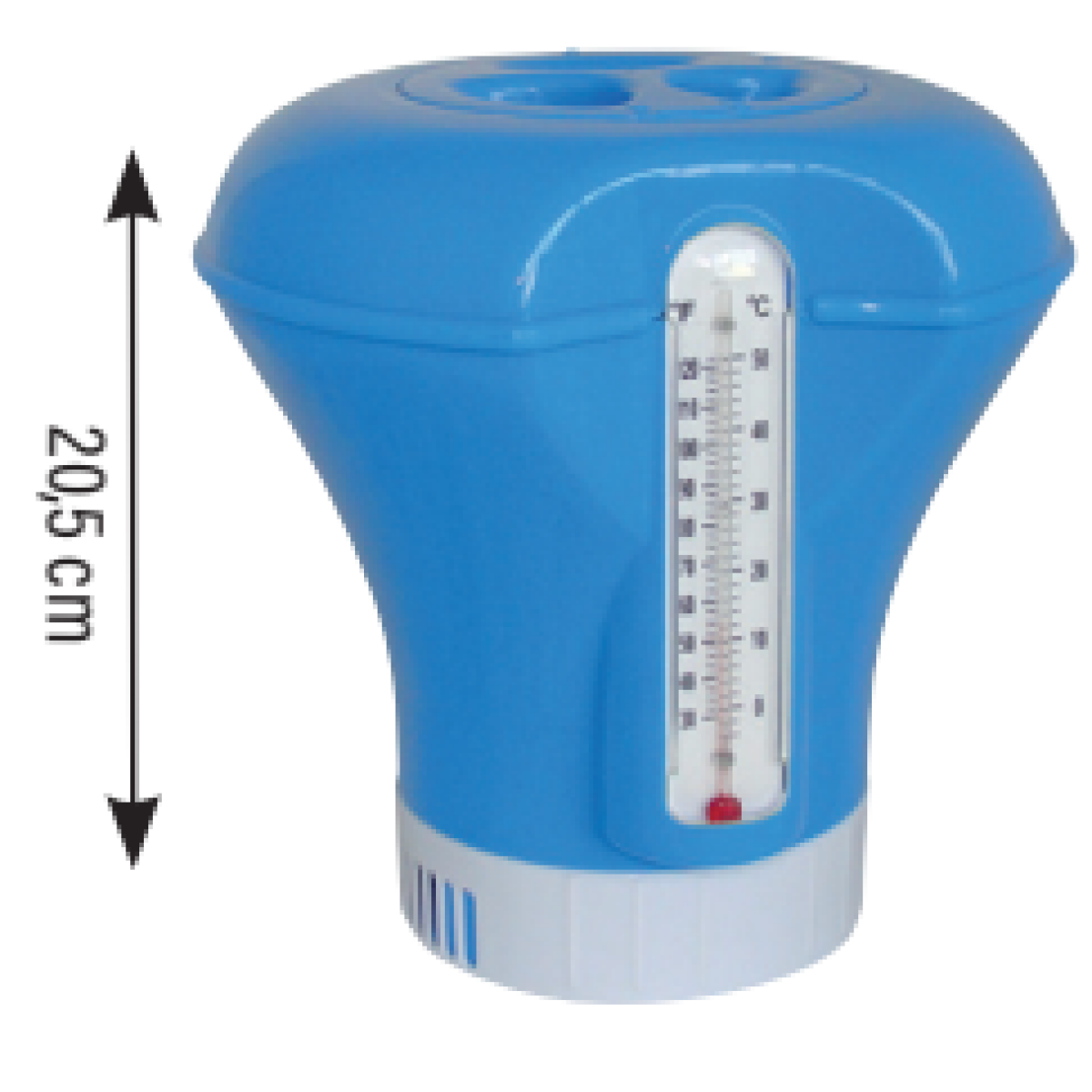 Planet Pool Chloordispenser Groot met thermometer voor 200 g Tabletten