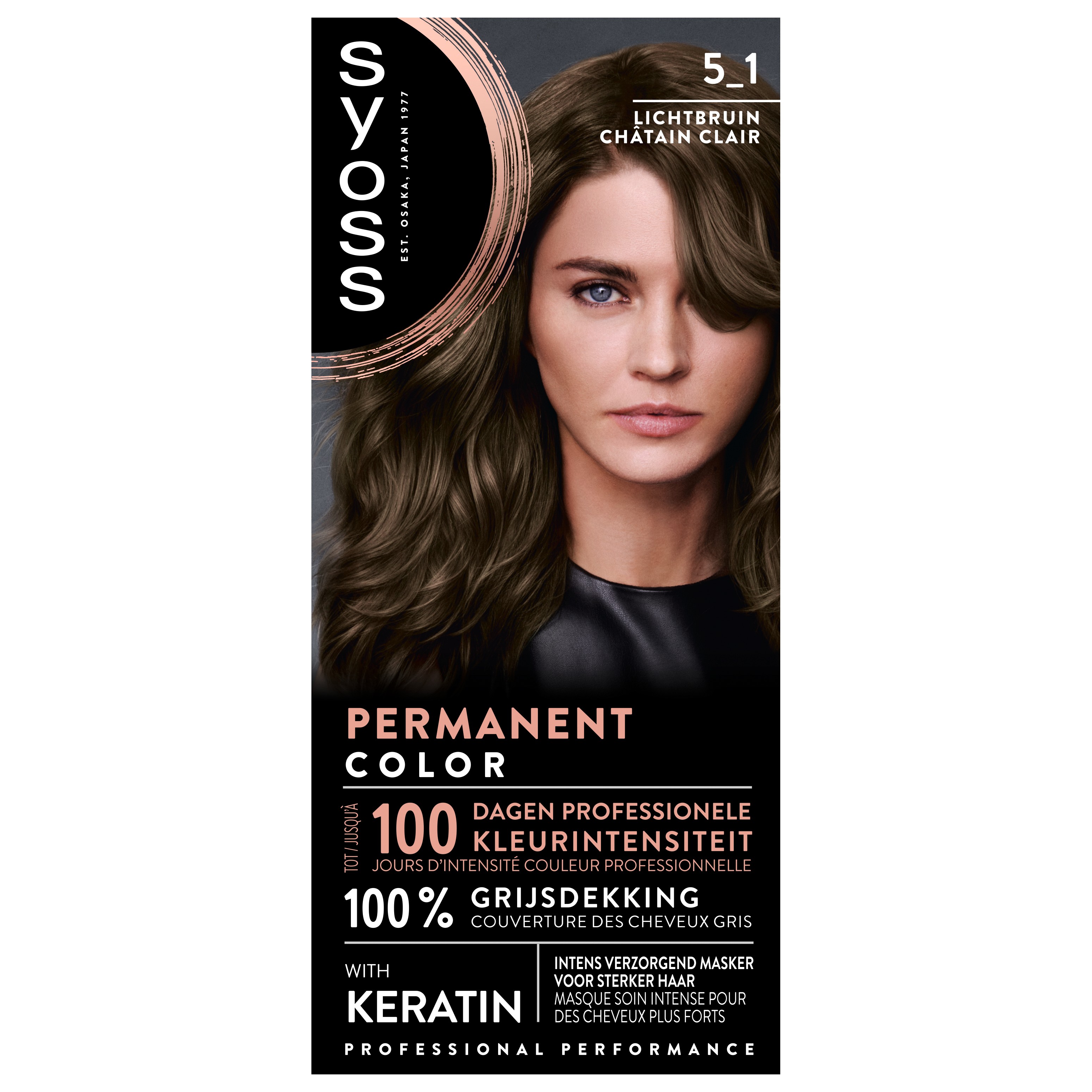 Syoss Haarkleuring 5-1 Lichtbruin 115 ml