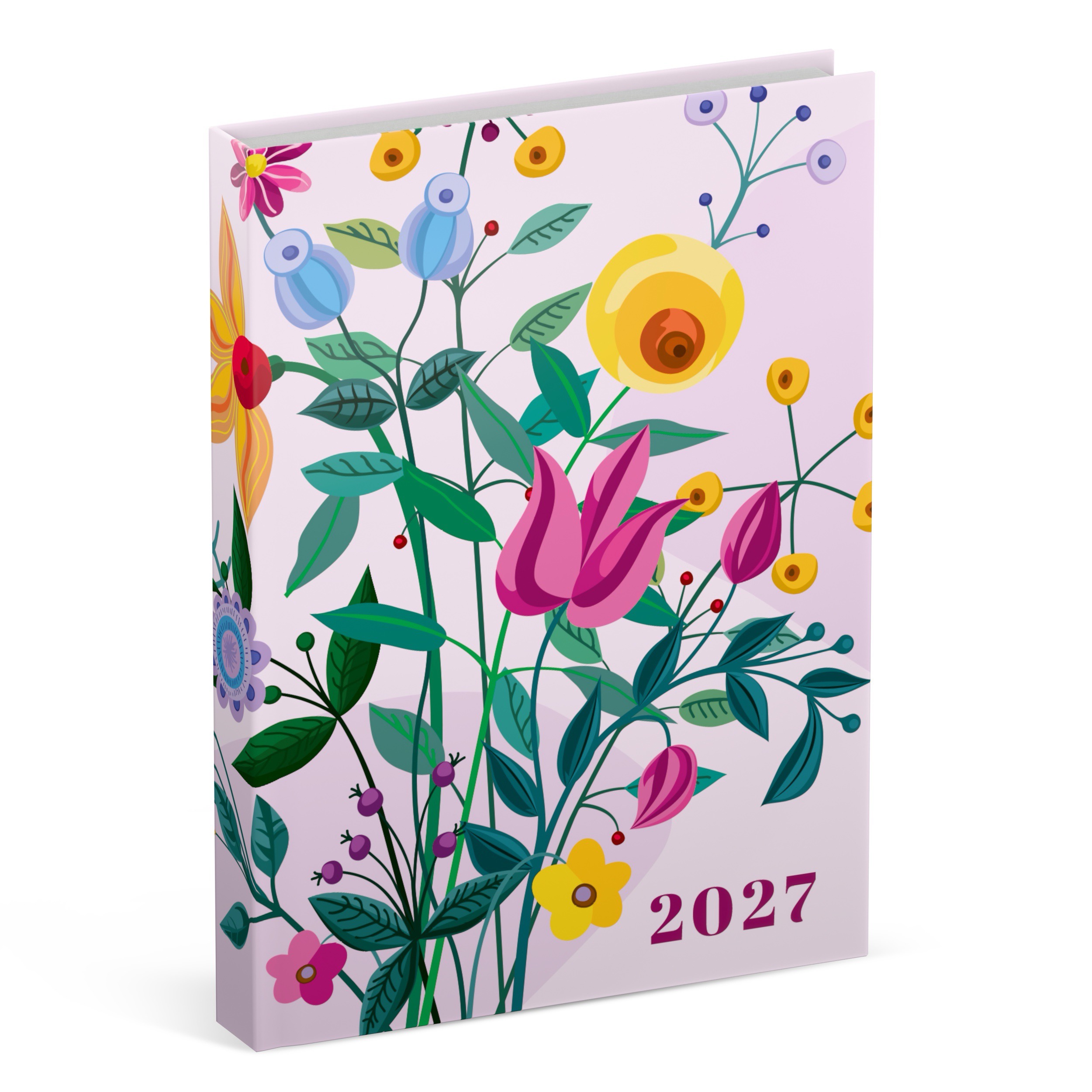 Agenda 2027 Fragile Pocket Lilac 1week/2pag 9x13 cm