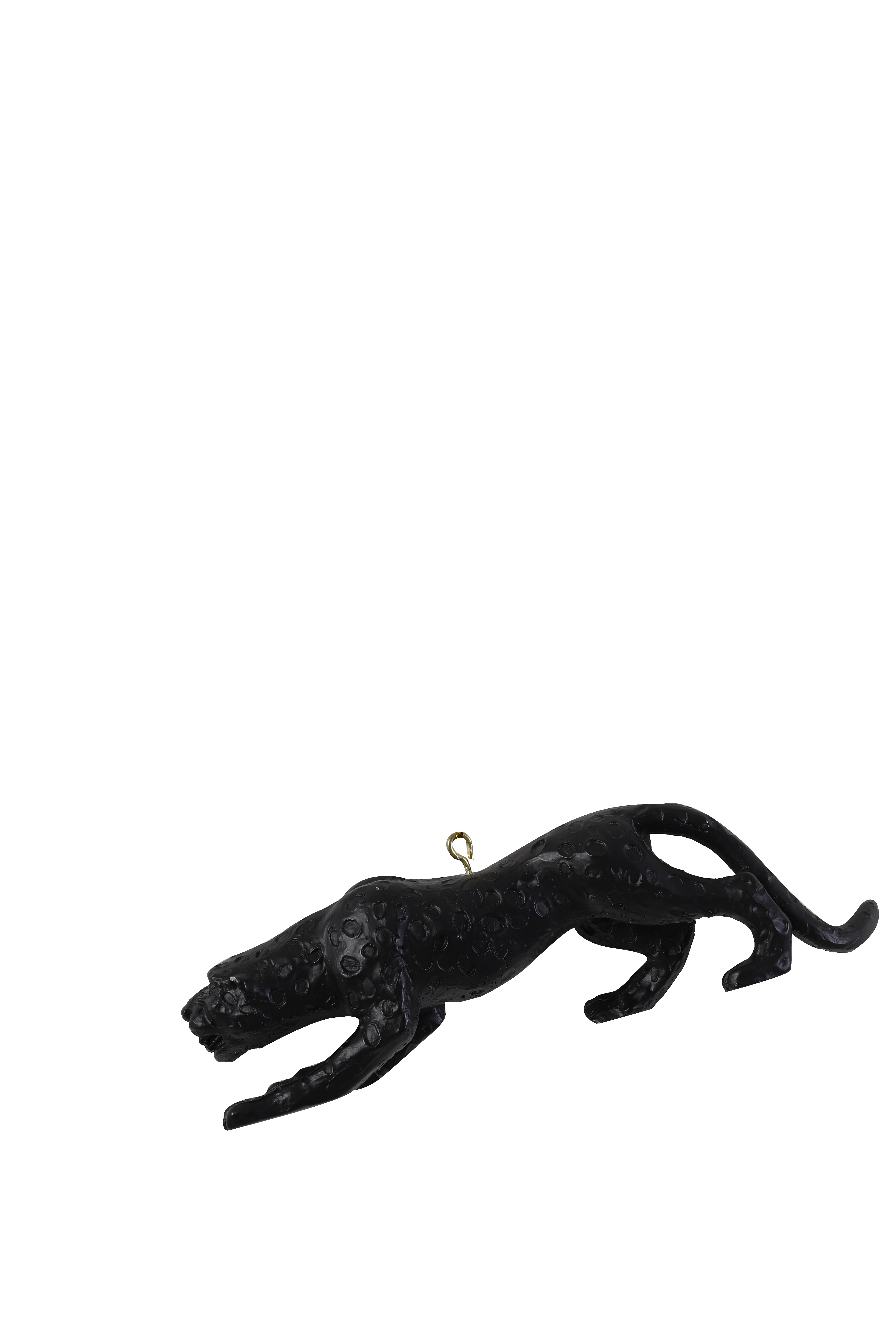 Light & Living Hangdecoratie Jaguar 12cm - Mat Zwart