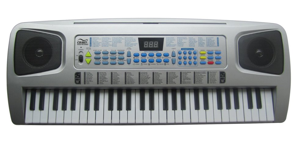 Keyboard 54 Toetsen 74 CM 100 Instrumenten en ritmes, 5 Noten