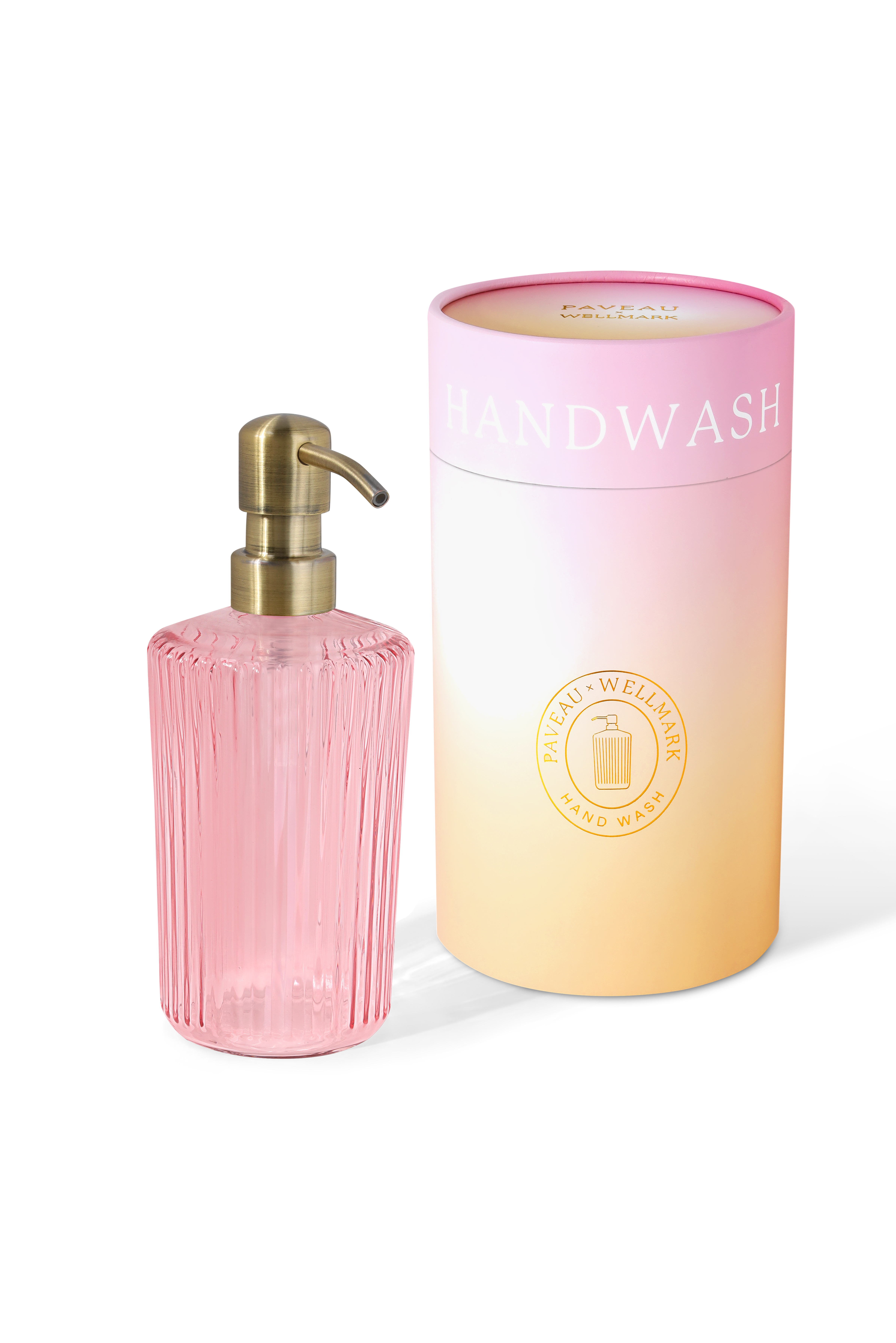 Wellmark x Paveau Handzeep Fresh Linen - Pink/Antic Brass