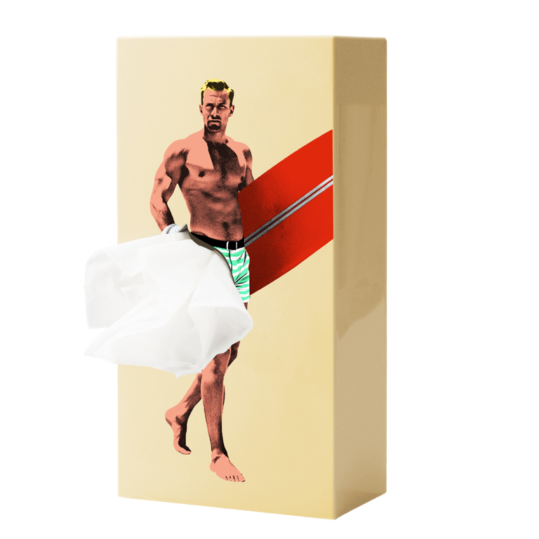 Spextrum Tissue Box Tissue Up Boy Beige 27x13.4x8.5 cm