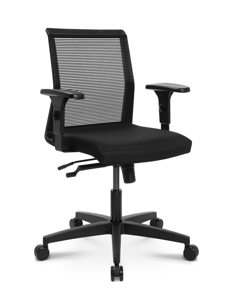 Topstar Bureaustoel Smart Point met armleun R2 Zwart