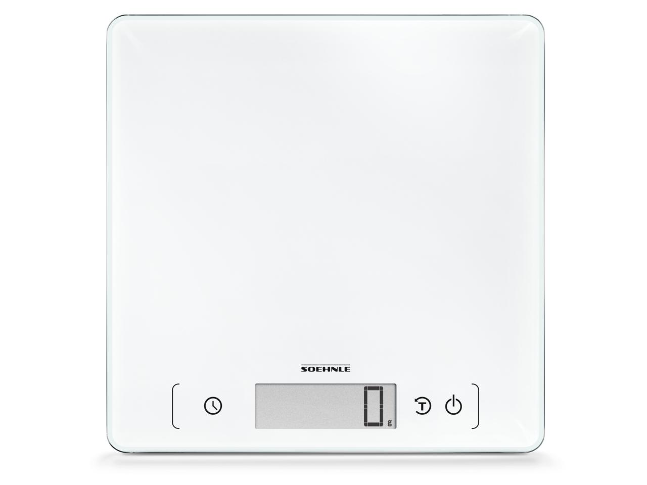 Soehnle Keukenweegschaal Page Comfort Wit - 400 Digitaal 22x22