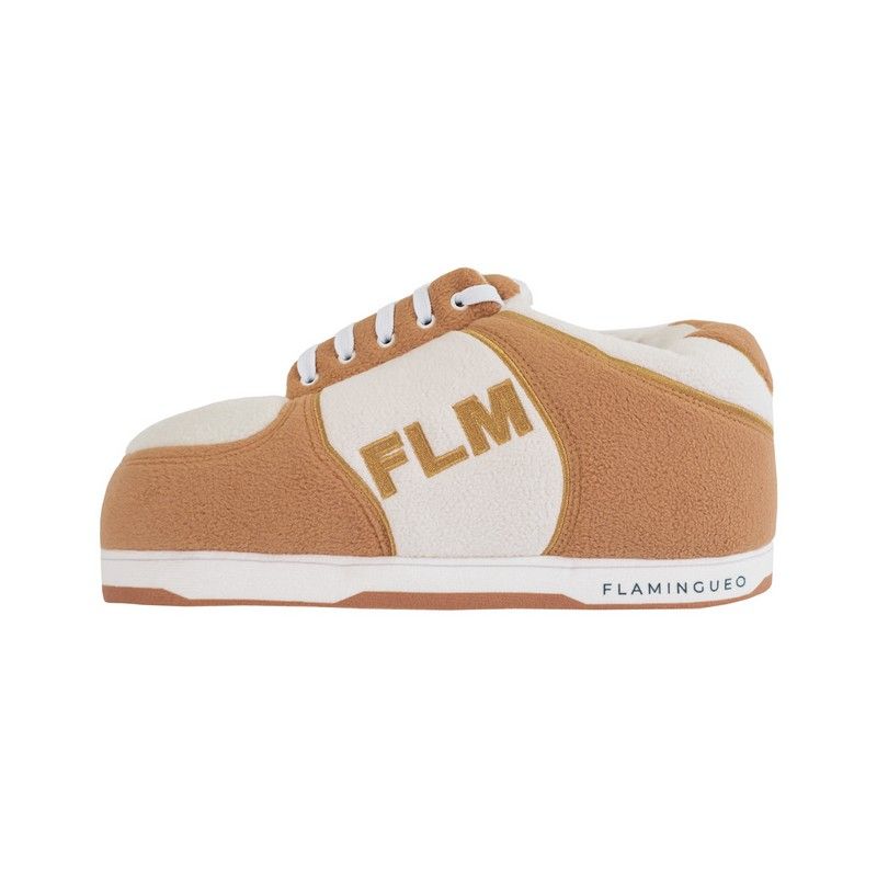 Flamingueo Pantoffels Dipsy Giant Beige Teddy - One Size