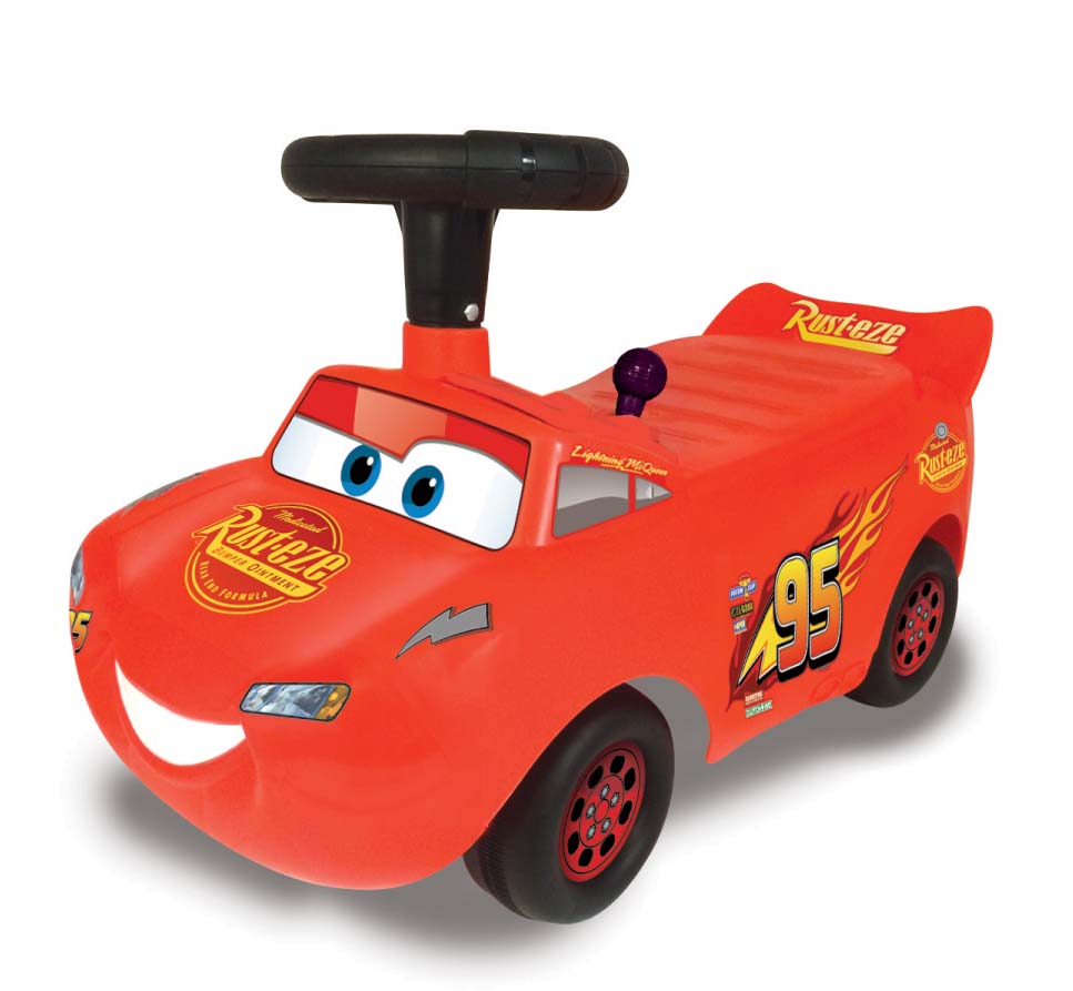 Kiddieland Cars Lightning McQueen Loopwagen, met licht en geluid