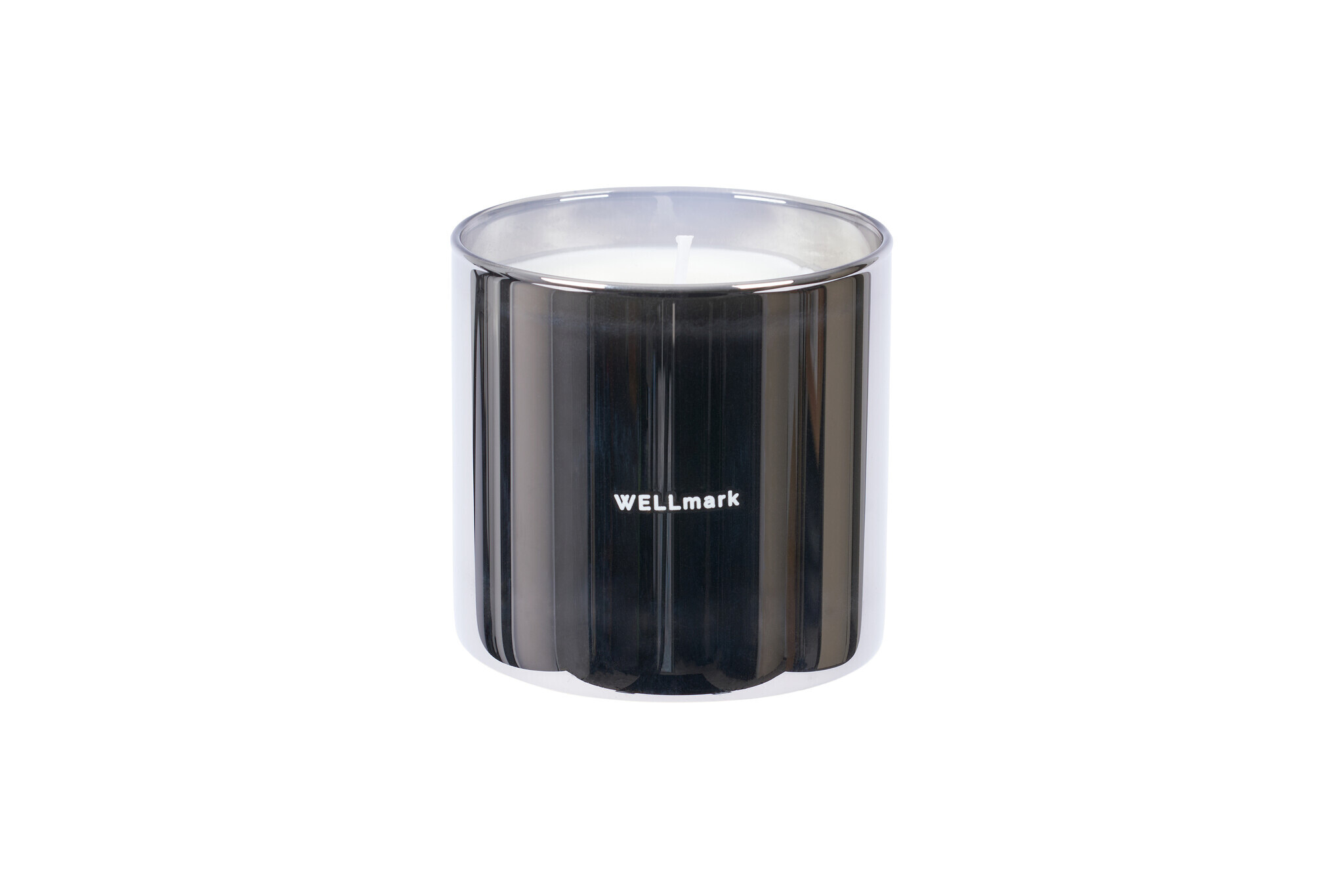 Wellmark Geurkaars Bold Future 7.5x7.5 cm - Zilver Metallic