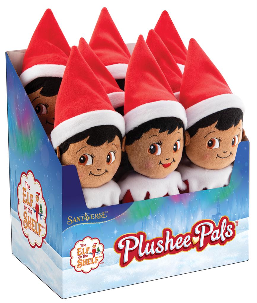 The Elf on the Shelf Snuggler Boy/Girl 30cm met Bruine Ogen - assorti - prijs per stuk