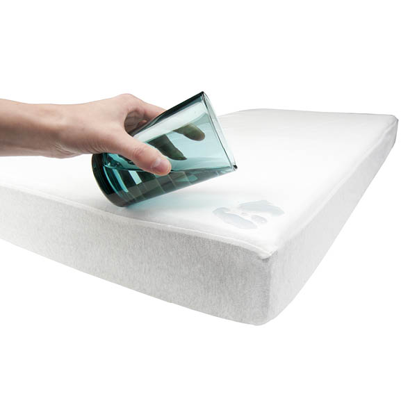 HE Baby Matrasbeschermer Wieg Wit Jersey Stretch-PU - 40-80x90 cm