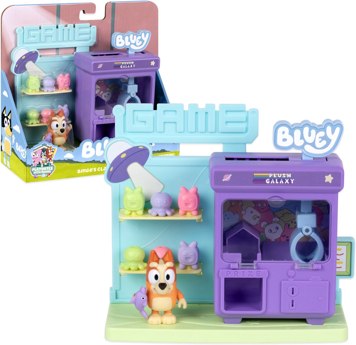 Bluey Bingo's Claw Machine, speelset