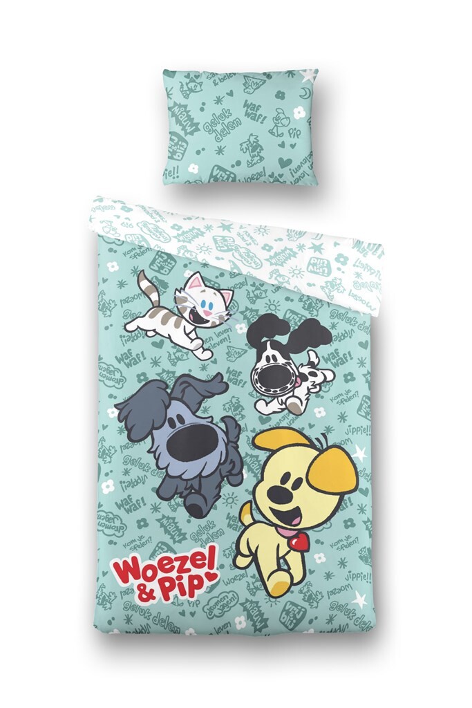 Woezel&Pip Dekbedovertrek 140x200 cm Katoen