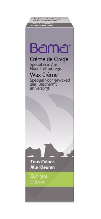 Bama Waxed Nubuck Creme 50 ml - Kleurloos