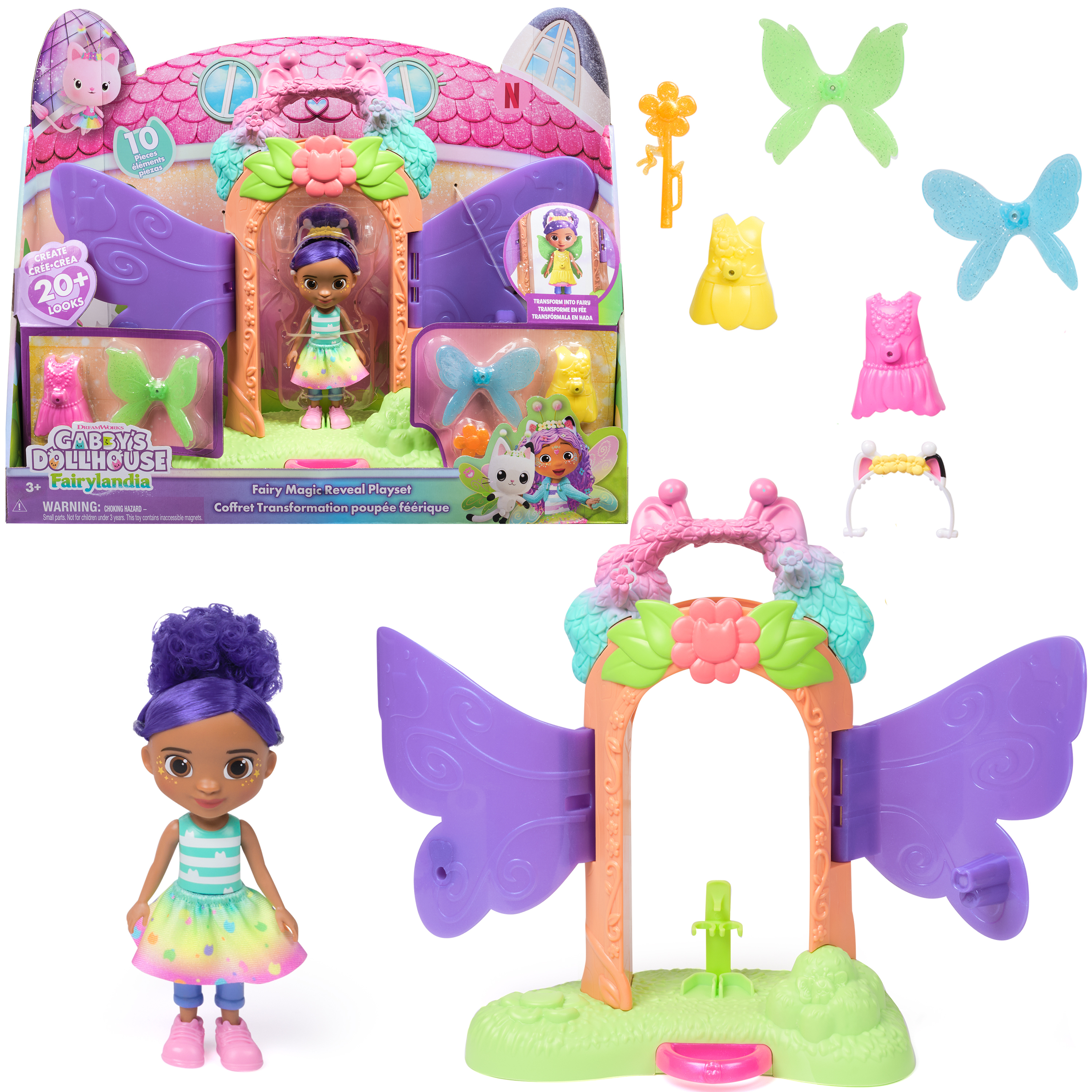 Gabby's Poppenhuis - Fairylandia - Fashion Set - Speelset