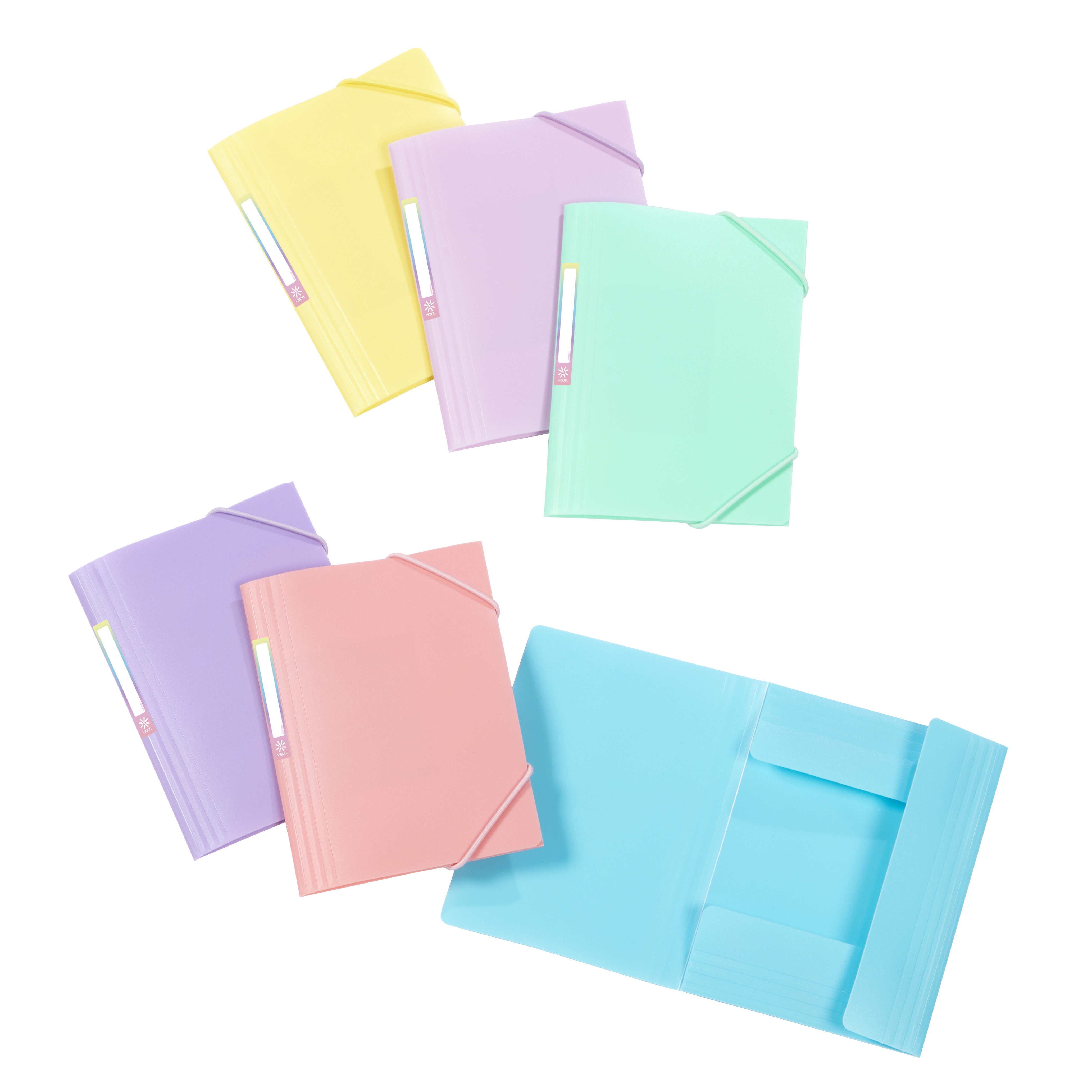 Viquel Elastomap Rainbow Pastel PP 12x16 cm - assorti