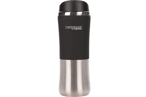 Thermos Isoleerbeker Brilliant 300ml Inox/Zwart - met RVS Binnenfles