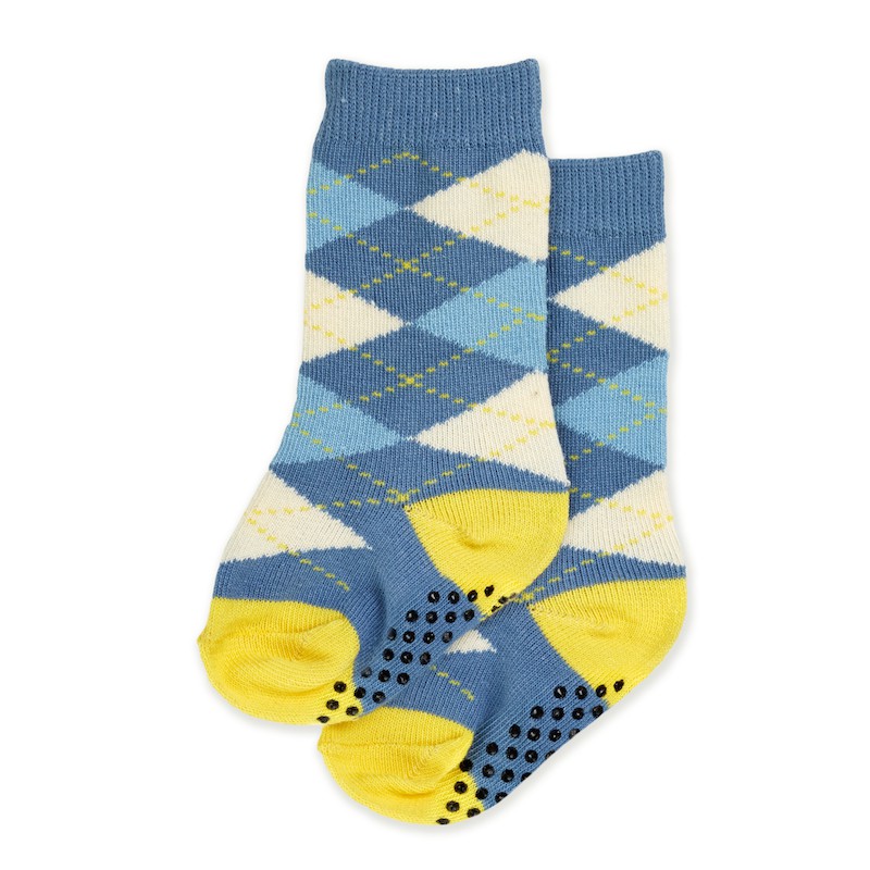 BABYKOUSEN - ARGYLE - 23x6cm FCTRY - BLAUW