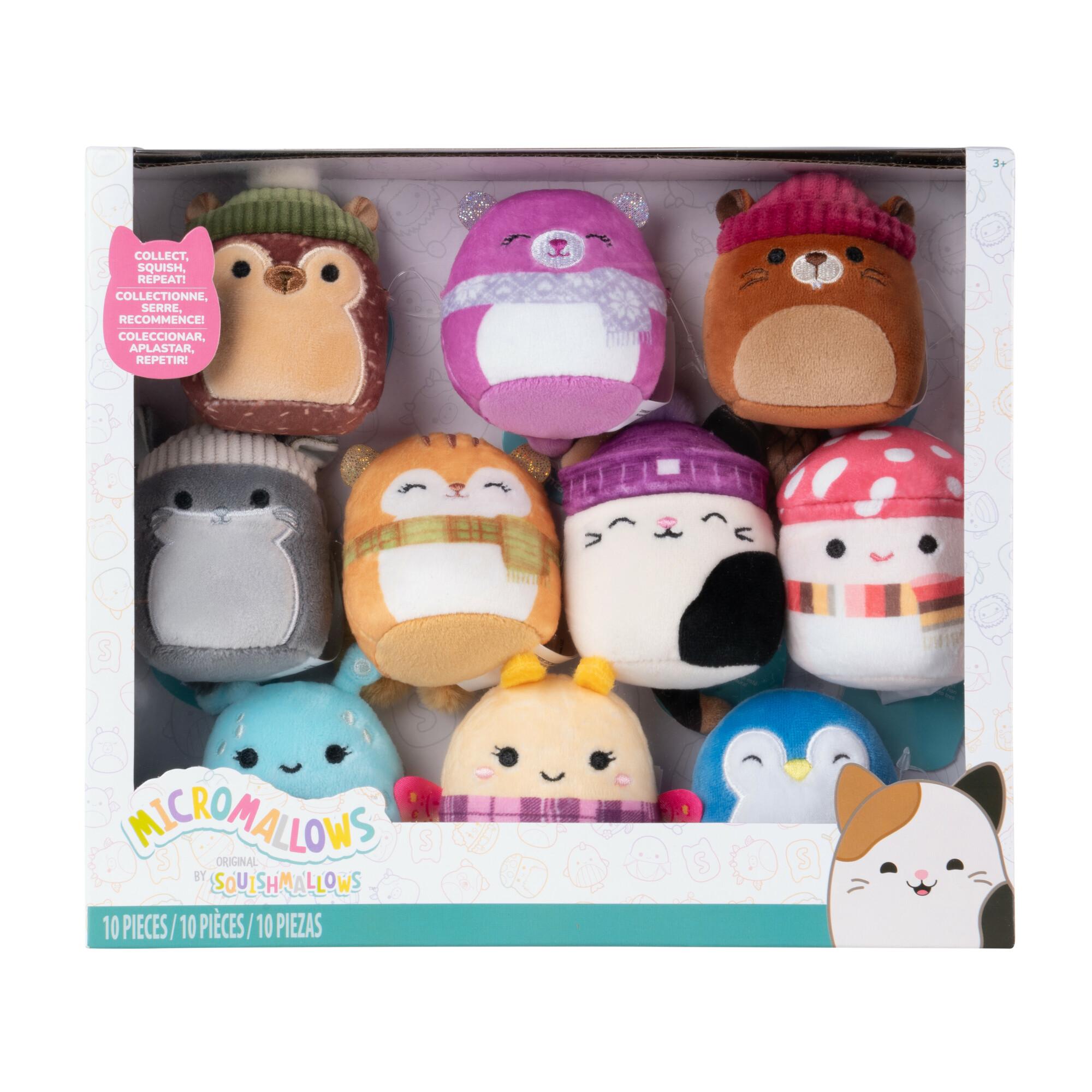 Micromallows 6,5 cm pluche 10 pack - Winter pack