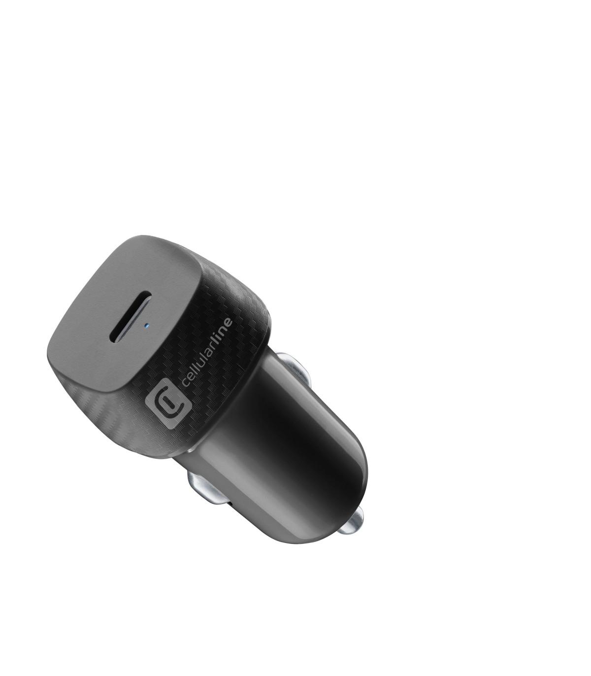 Cellularline Car charger, 20W USB-C Zwart