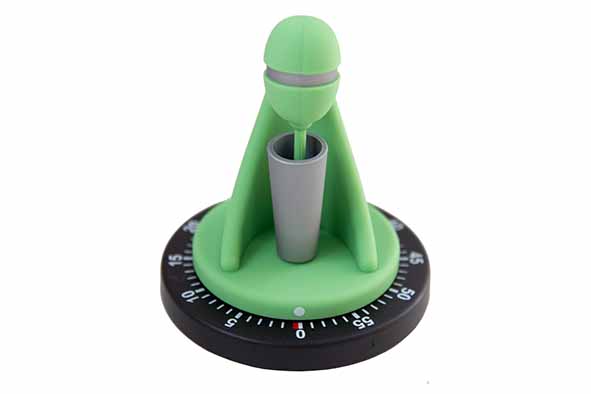 Bengt Ek Design Kookwekker Groene Mixer 7.6x9.3 cm