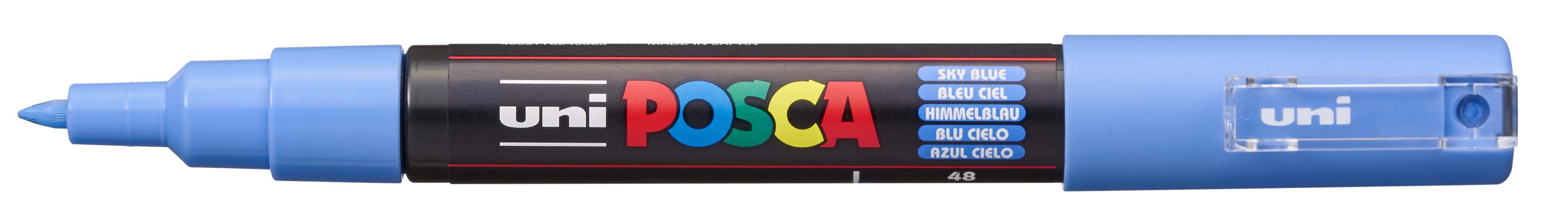 Posca Verfmarker PC-1MC 0.7/1 mm Conische Punt - Hemelsblauw