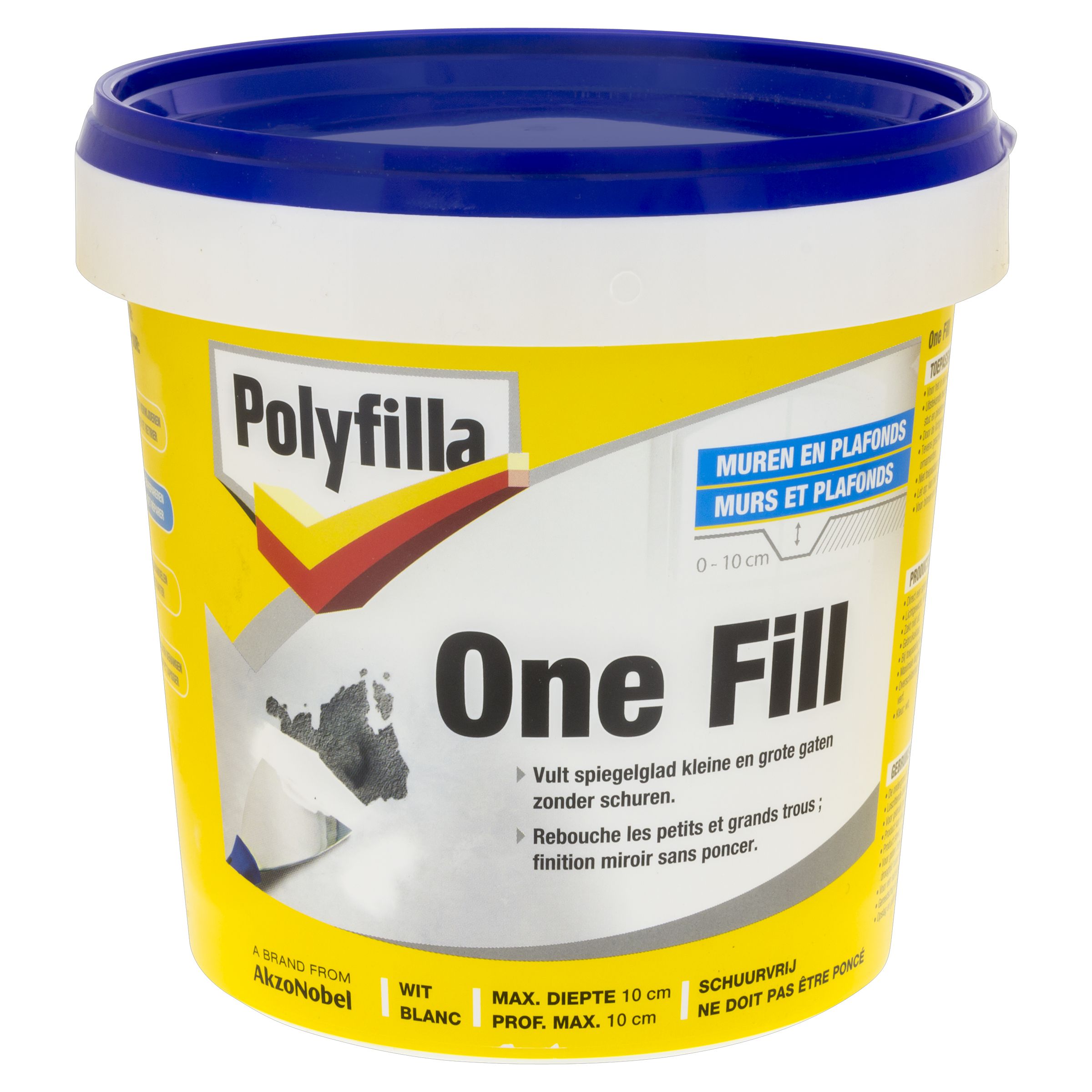 Polyfilla One-Fill Vulmiddel 1 l Wit