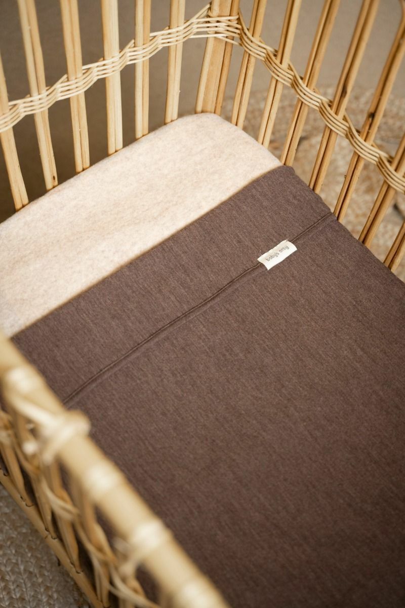 Baby's Only Deken Wieg  Merino Fine Meadow Taupe 70x95 cm