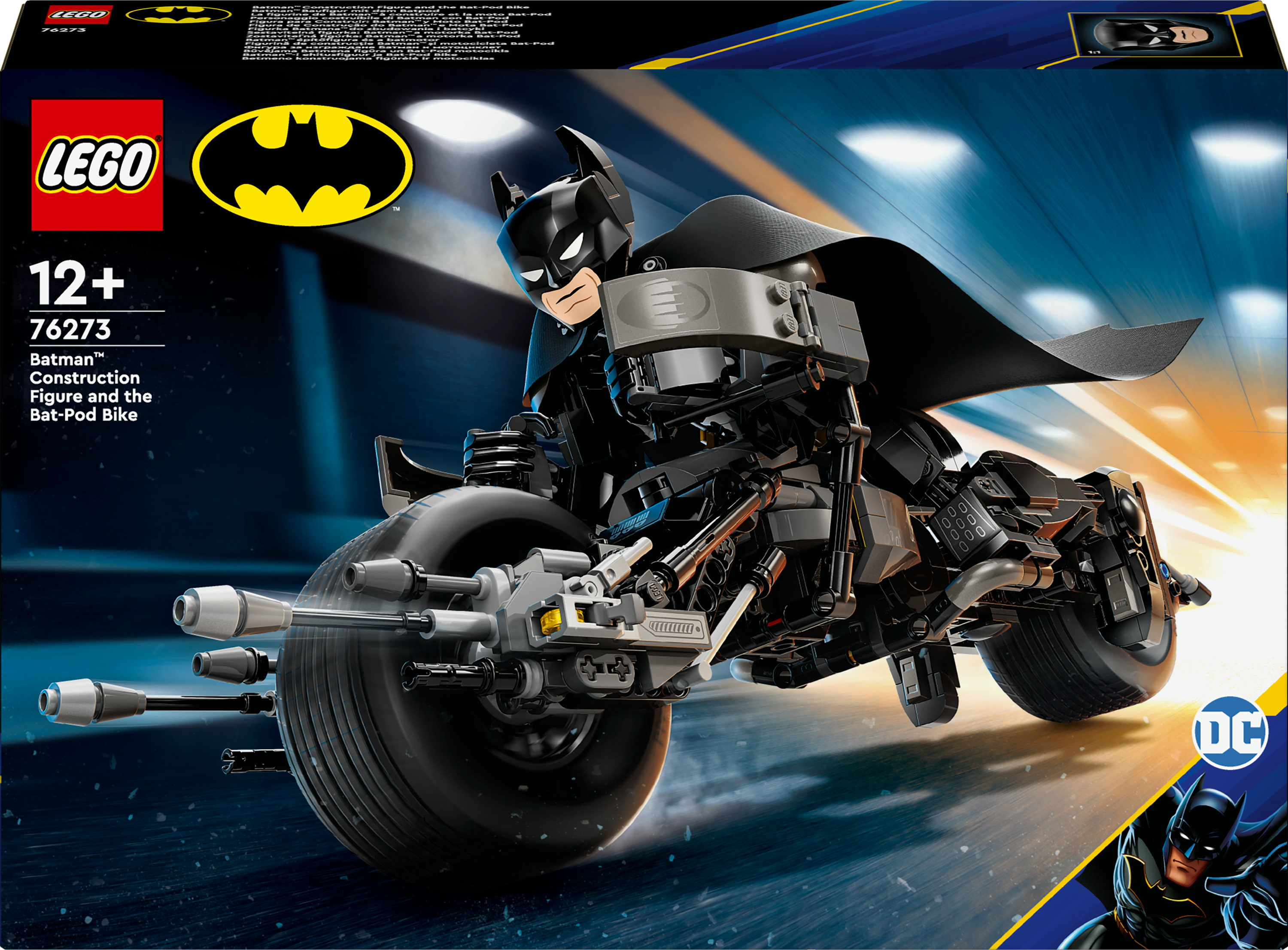 LEGO Super Heroes 76273 Batman Bouwfiguur en de Bat-Pod motor