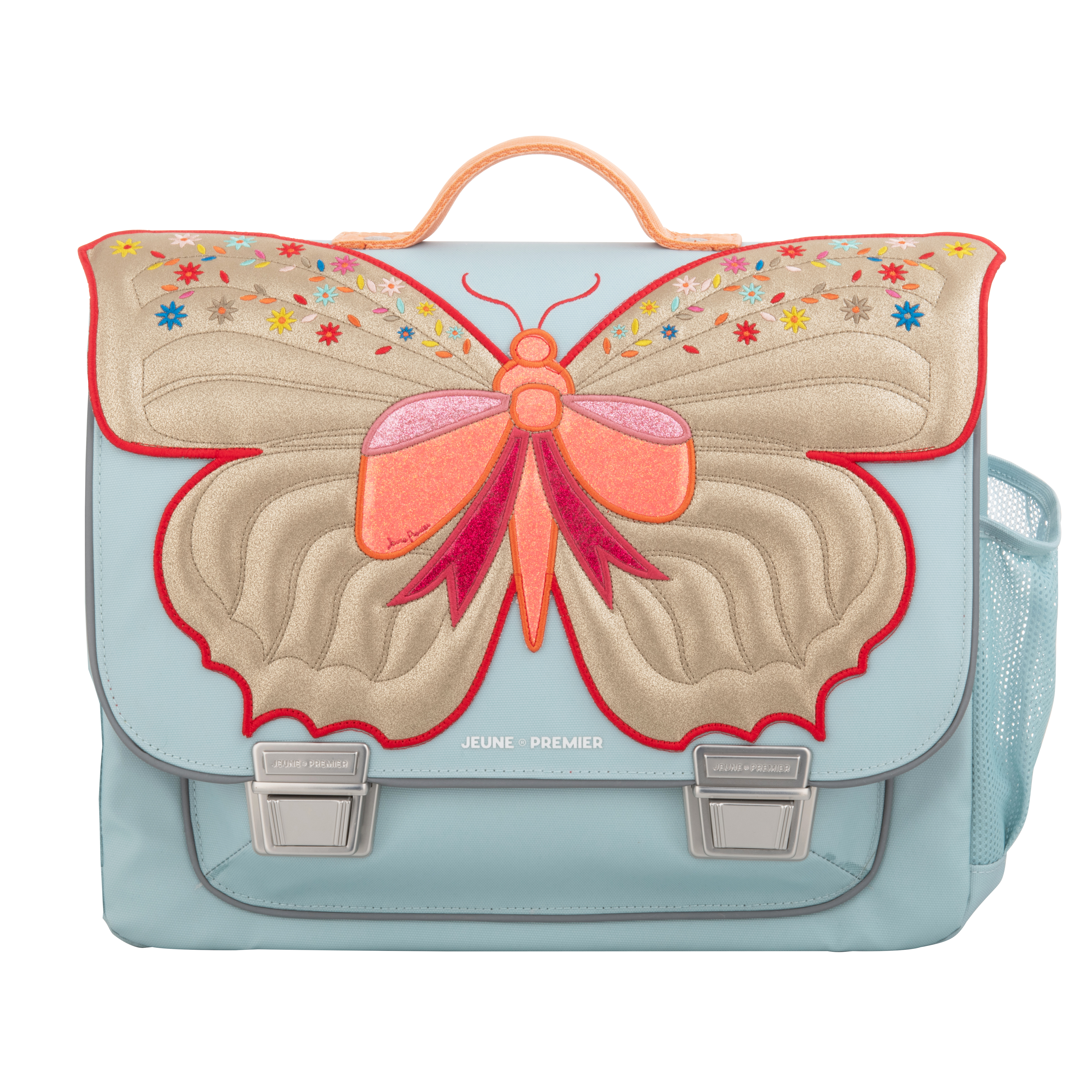 Jeune Premier Boekentas Limited Classic Midi 17l Butterfly Gold  38x30x14.5 cm