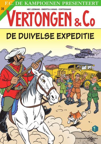 Stripverhaal Vertongen&Co 35 De duivelse Expeditie
