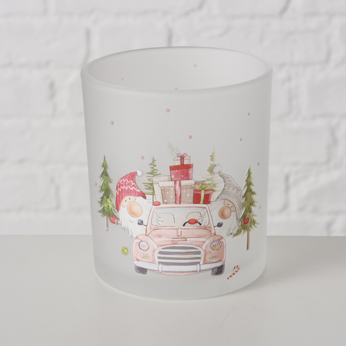 Theelichthouder Carrie 9x10 cm - assorti - prijs per stuk