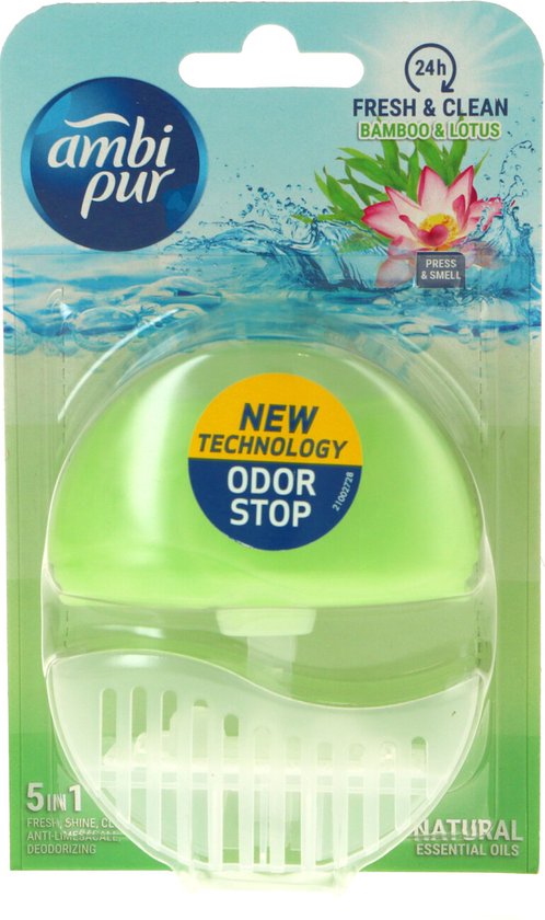Ambi Pur Toiletblokje Starterkit Fresh Water&Mint 55 ml