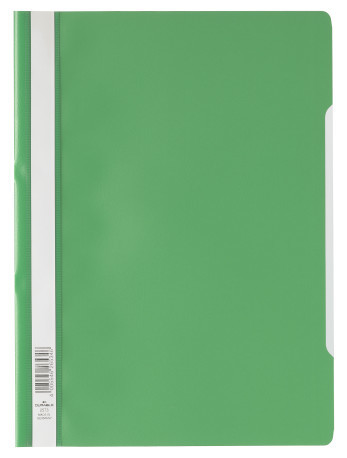 Durable Zichtsnelmap PP - Etiketvenster Groen - A4