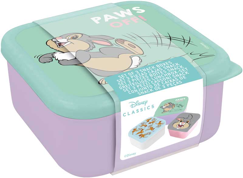 Bambi Snack Box Set 3 stuks