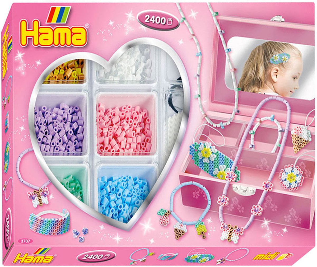 Hama Strijkkralen Activity Box juwelen 2400 Parels