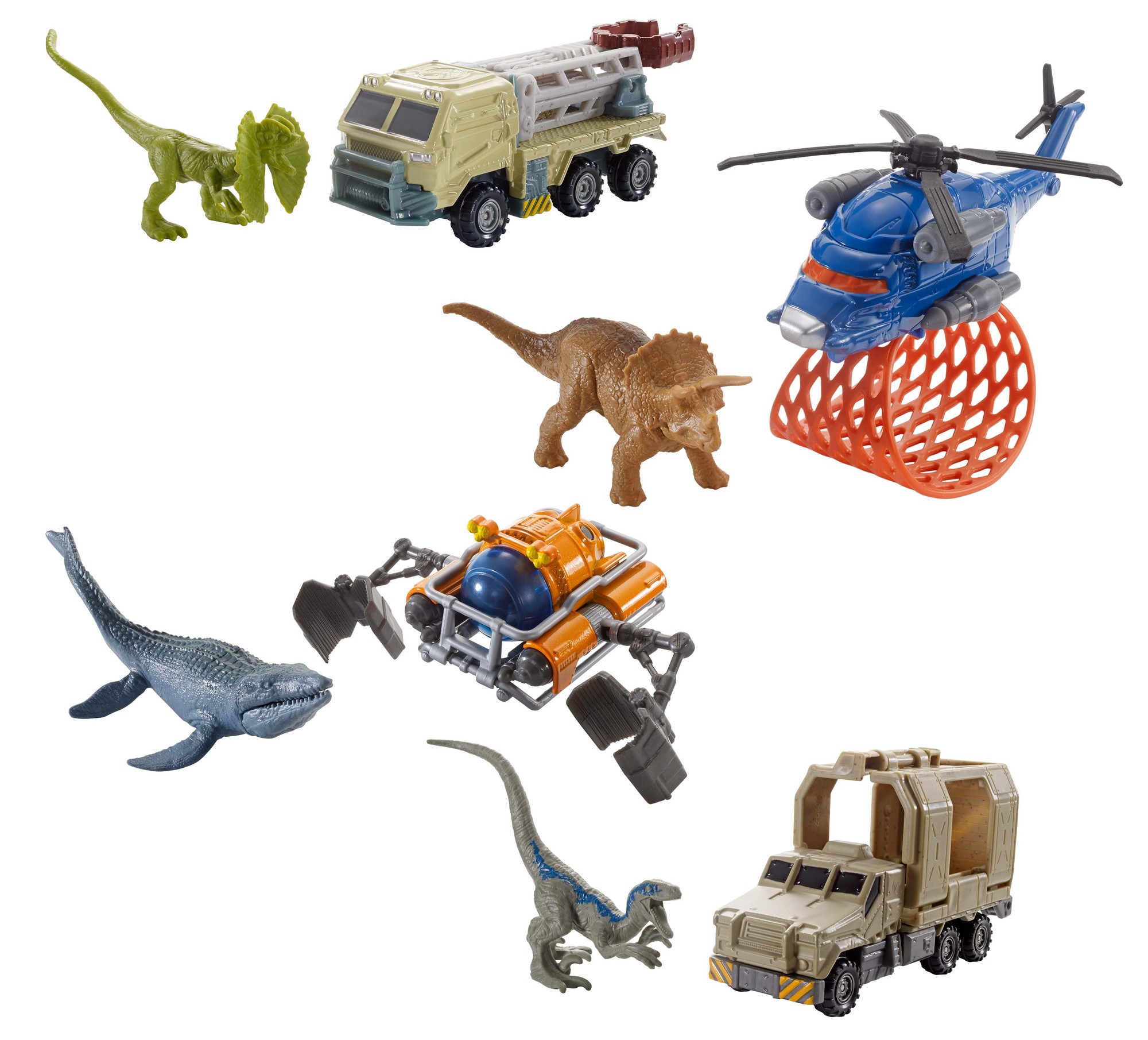 Matchbox Jurassic World Dino Transporters 3 - assorti - prijs per stuk