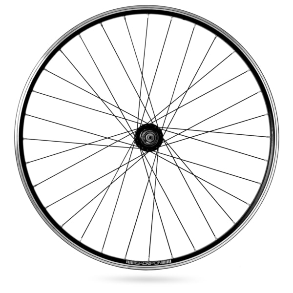 Parts Voorwiel Rodi Skorpion Zwart 28" Dubbelwandig met Inox Spaken