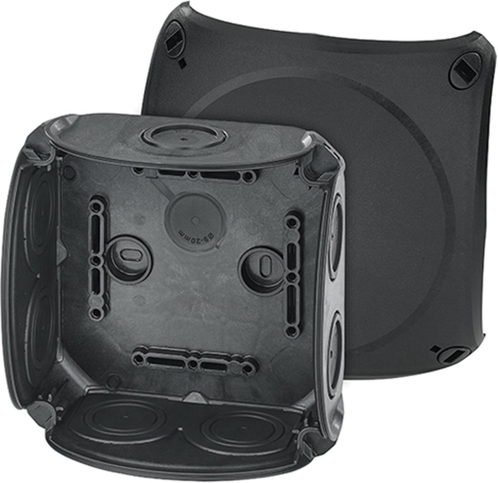 Hensel Aftakdoos DK0600B Zwart 130 x 130 x 77 mm