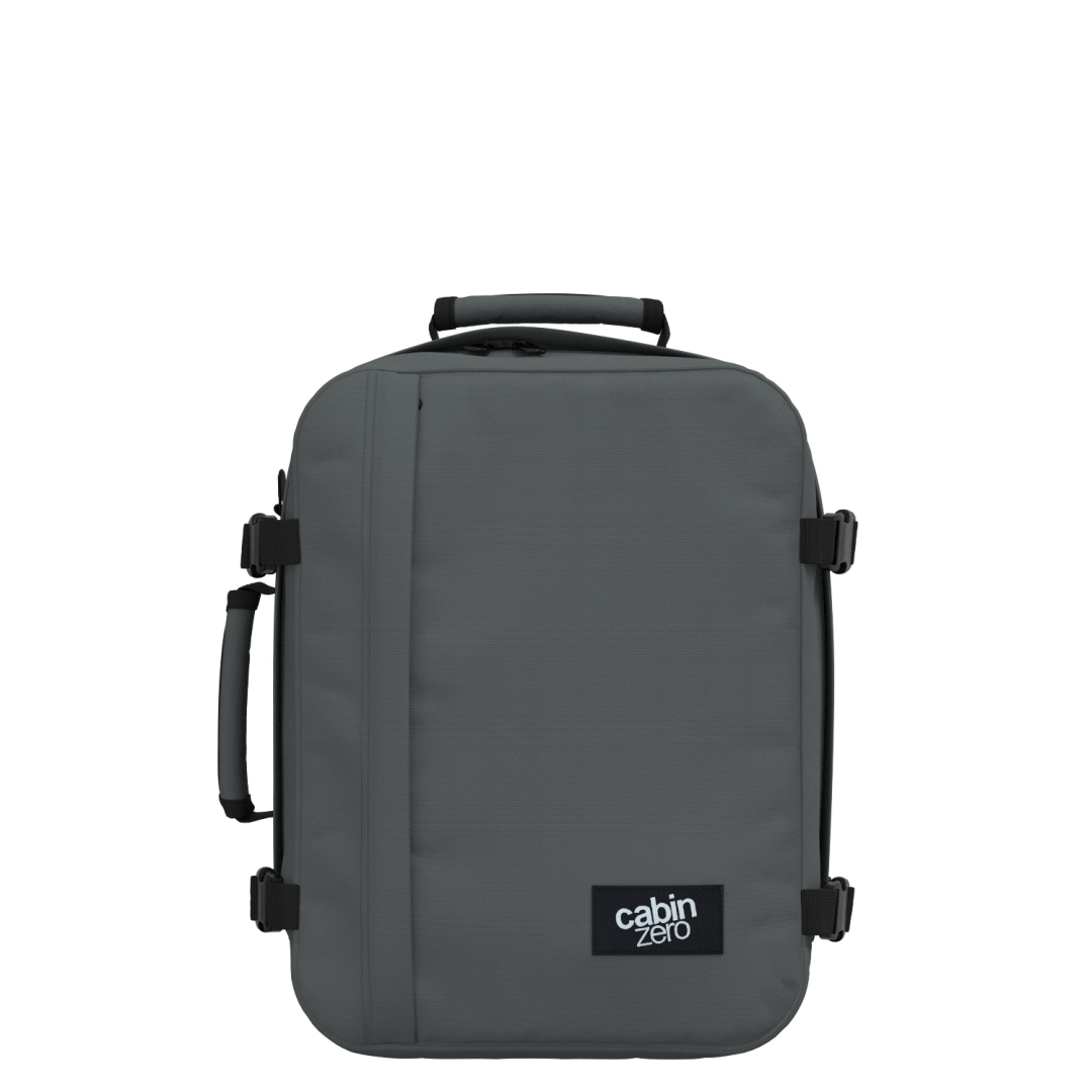 CabinZero Rugzak Classic 28 l Original Grey - 39x29.5x20 cm - Cabincase - Underseater