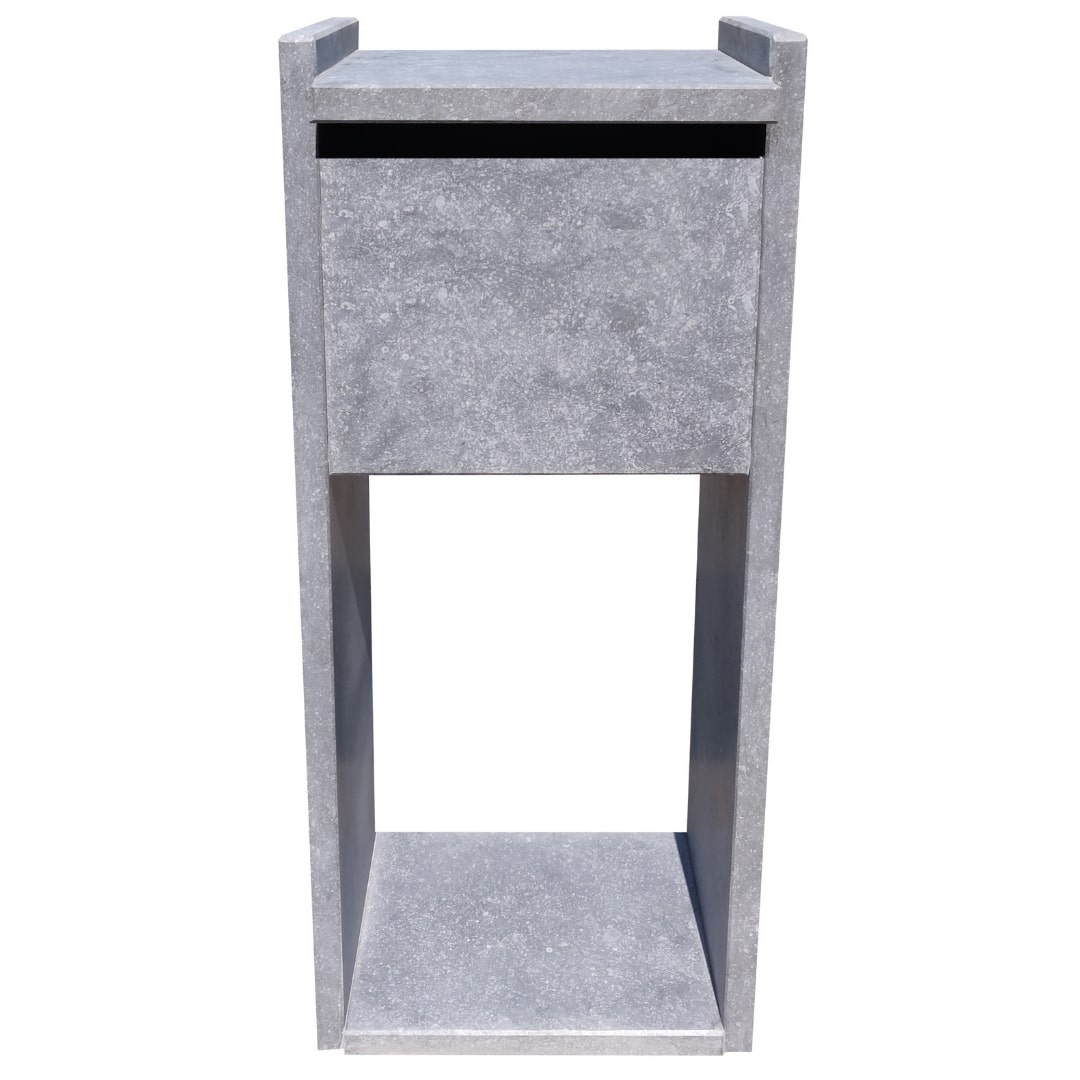 VASP Brievenbus Everest Belgische Blauwsteen 100 x 32 x 40.5 cm