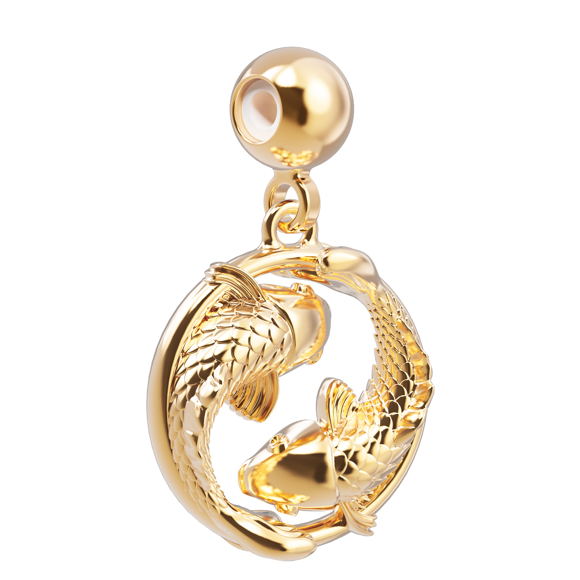 Chocli Charm Horoscoop Vissen - 18K Gold Plated - Pisces